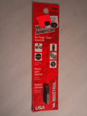 Vermont American 16386 10-12 Slotted Insert Ice Bit
